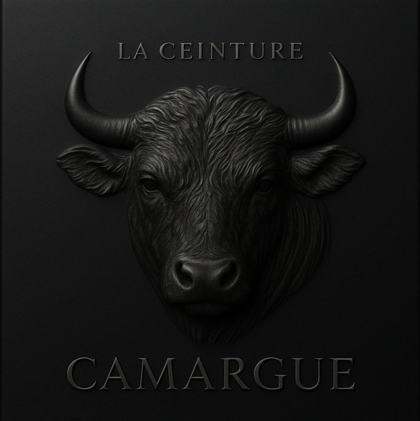 Coffret Camargue Prêt à Offrir – Ceinture Fauve & Boucle Empreinte Bronze