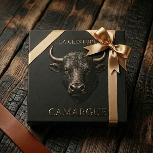 Ceinture cuir cognac 40 mm – Coffret personnalisable | ARMAÑO