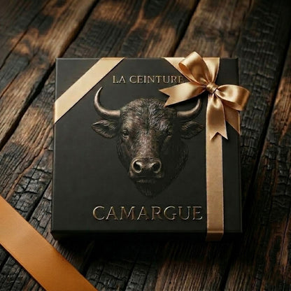 Ceinture cuir fauve 40 mm – Coffret personnalisable | ARMAÑO