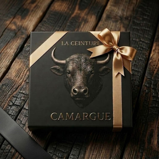 Ceinture cuir noir 40 mm – Coffret personnalisable | ARMAÑO