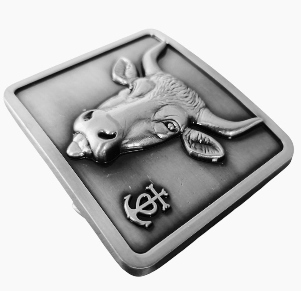 Boucle de ceinture Taureau Camargue design by ARMAÑO