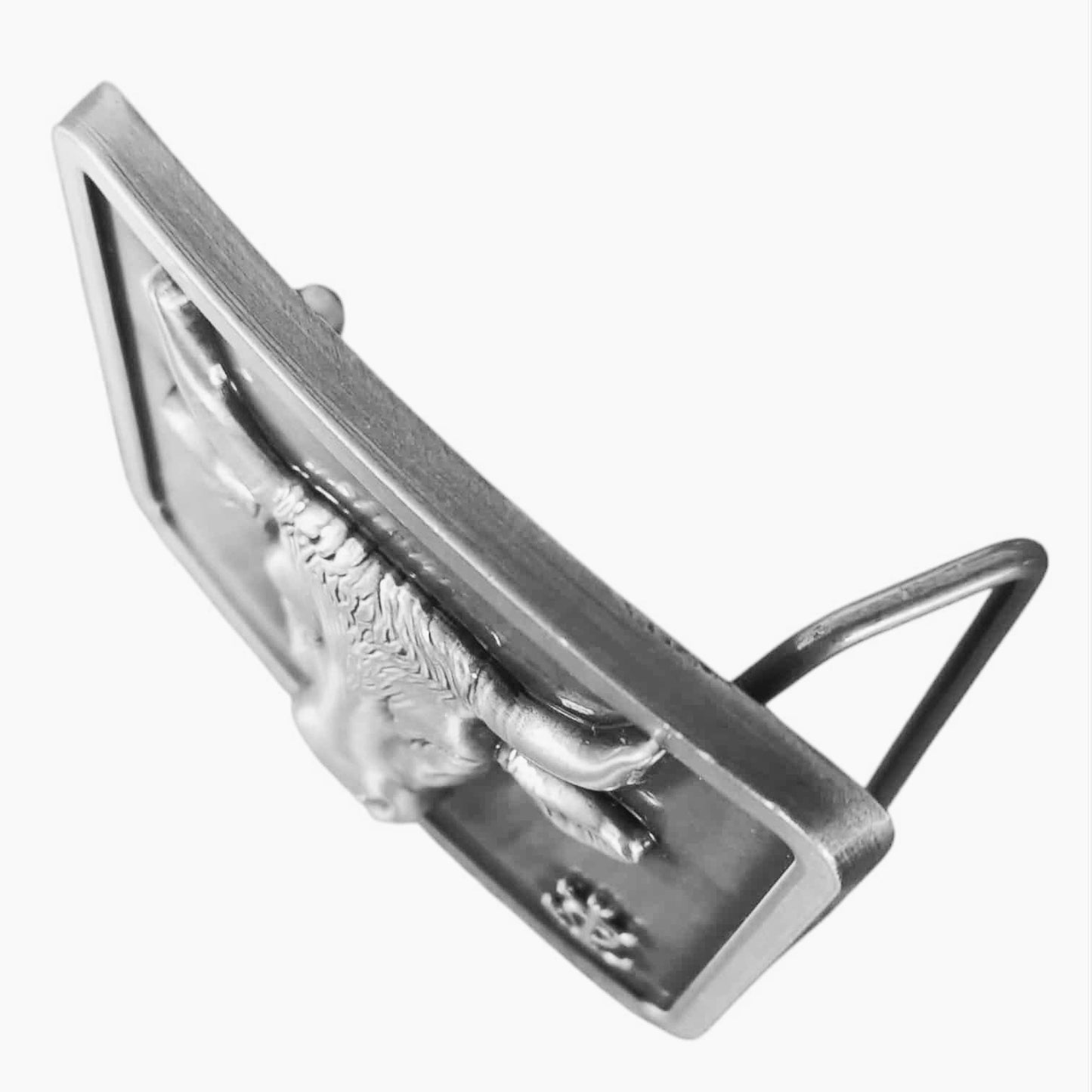 Boucle de ceinture Taureau Camargue design by ARMAÑO